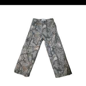 Hollister Super Baggy Camo Jeans Mens 28x30 Realtree Wooded Camouflage Skater